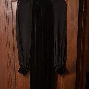 Calvin Klein Black Long Sleeve Dress